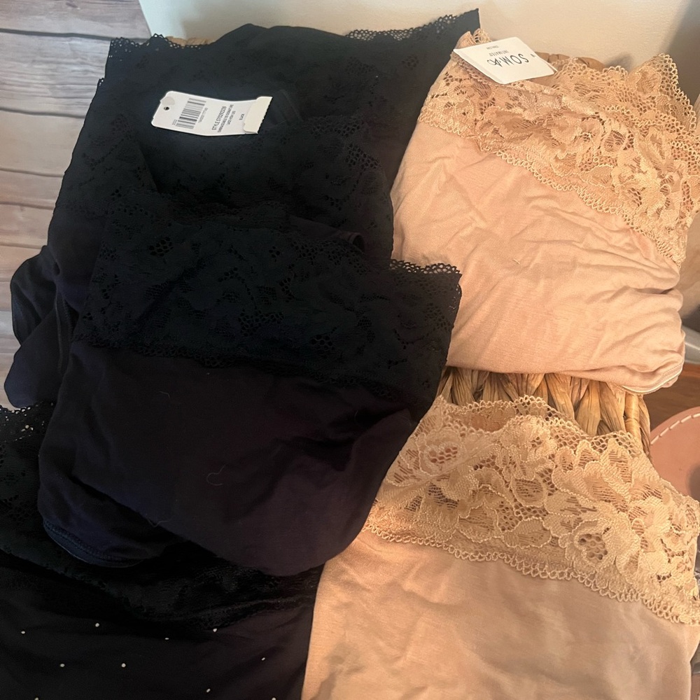 NWT! Soma Embraceable High Leg Briefs. 6 pairs
